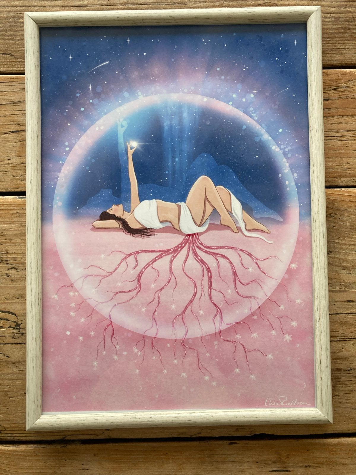 Ingelijste poster Artista Elisa (Elisa Roelofsen) 31x22 cm, Ophalen of Verzenden