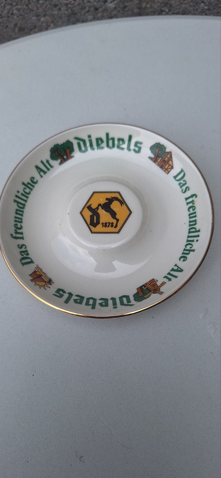 Diebels alt bier asbak (171025), Verzamelen, Ophalen of Verzenden, Zo goed als nieuw, Overige typen, Overige merken