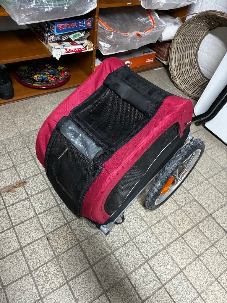 Hondenfietskar, Dieren en Toebehoren, Trixie, Ophalen, Zo goed als nieuw, Hondenfietskar