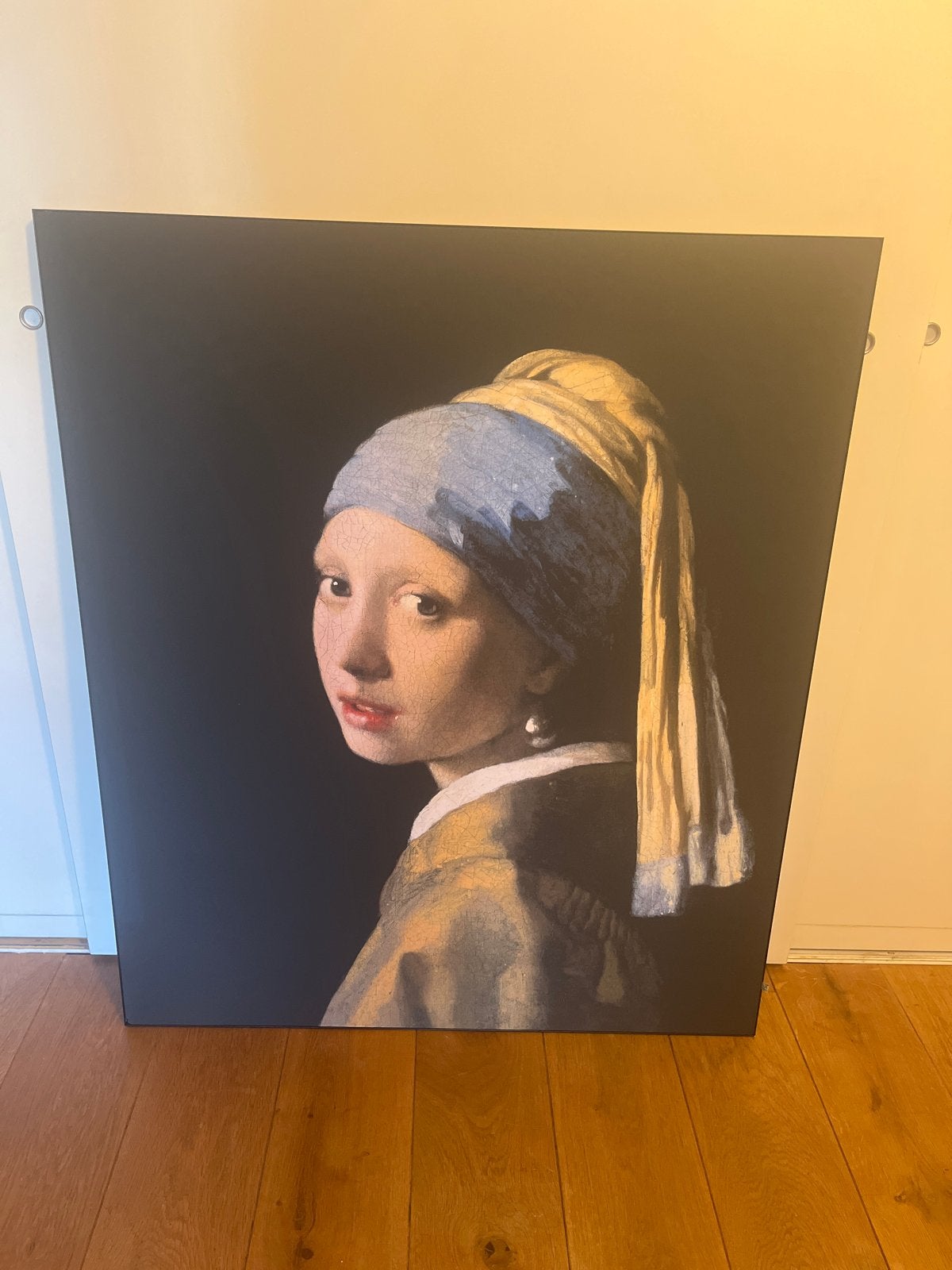 Meisje met de parel -muurmeesters, baklijst, artframe, Antiek en Kunst, Ophalen, Doek, Portret of Personen, Klassiek