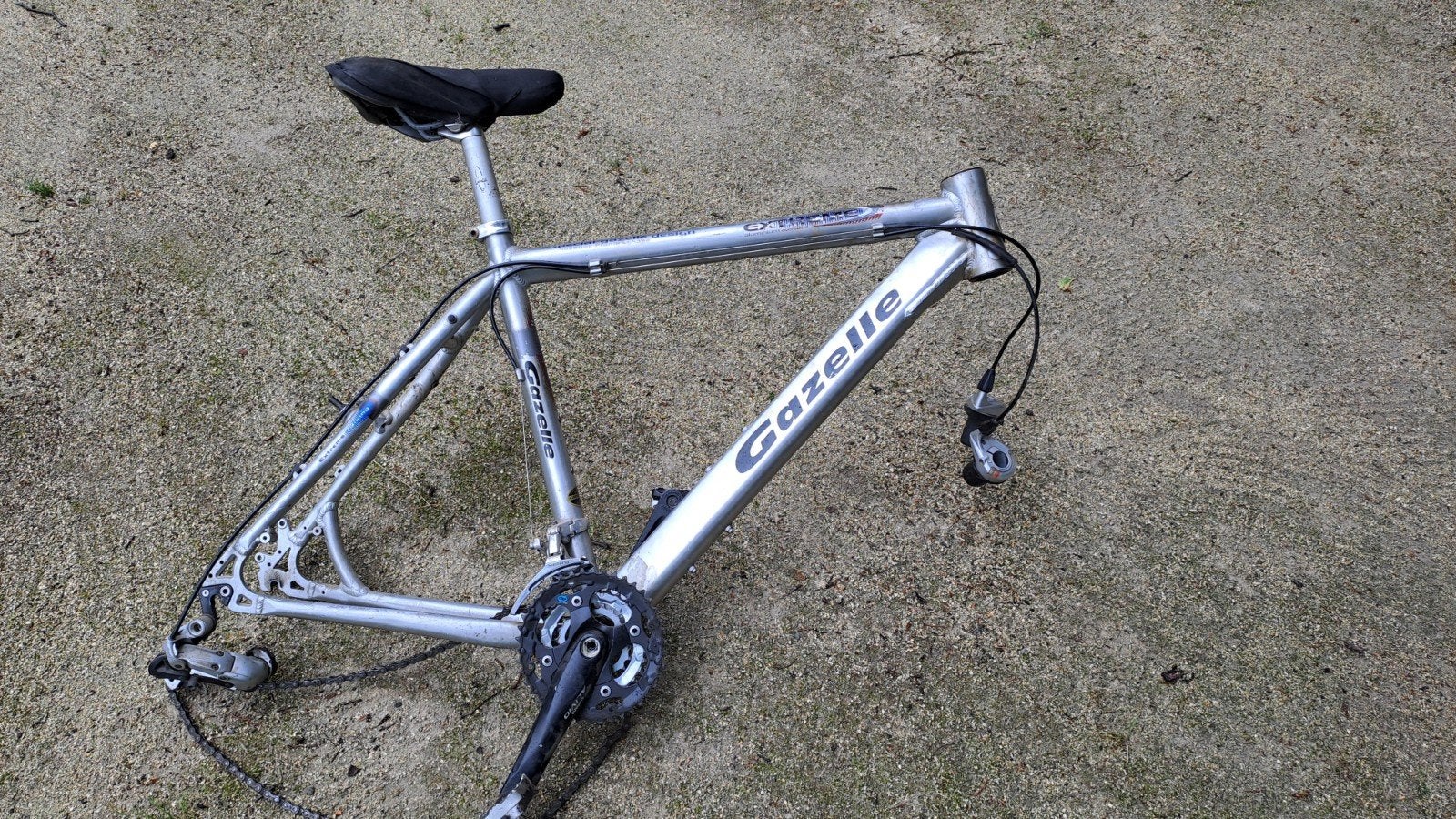 Frame 28inch aluminium Mtb gazellen, Fietsen en Brommers, Fietsen | Racefietsen, 28 inch, Gebruikt, Aluminium, 49 tot 53 cm