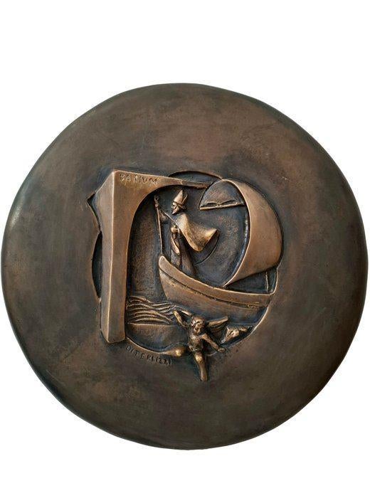 Sint Nicolaas Sinterklaas uniek relief, Antiek en Kunst, Ophalen