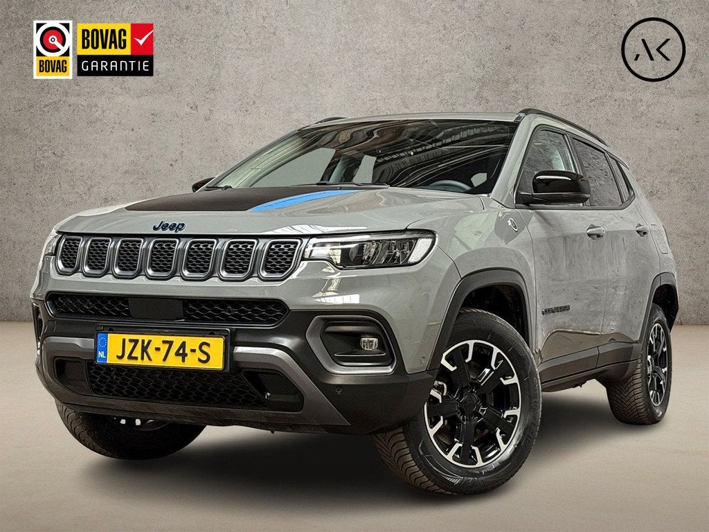 Jeep Compass 4xe 240 Plug-in Hybrid Electric Trailhawk 240Pk, Automaat, 12 maanden, 4 cilinders, Leder en Stof