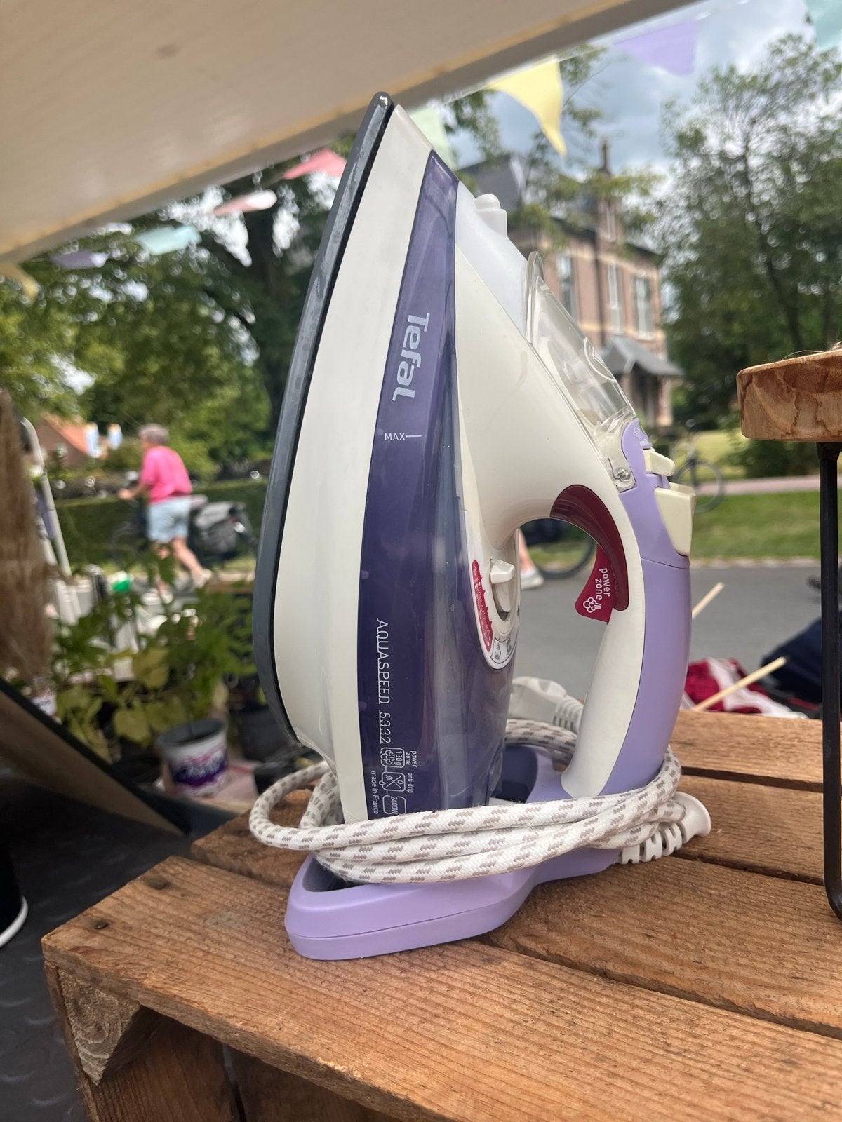 Tefal Stoomstrijkijzer - Aqua Speed 5332, Witgoed en Apparatuur, Ophalen, Gebruikt, Strijkijzer met snoer