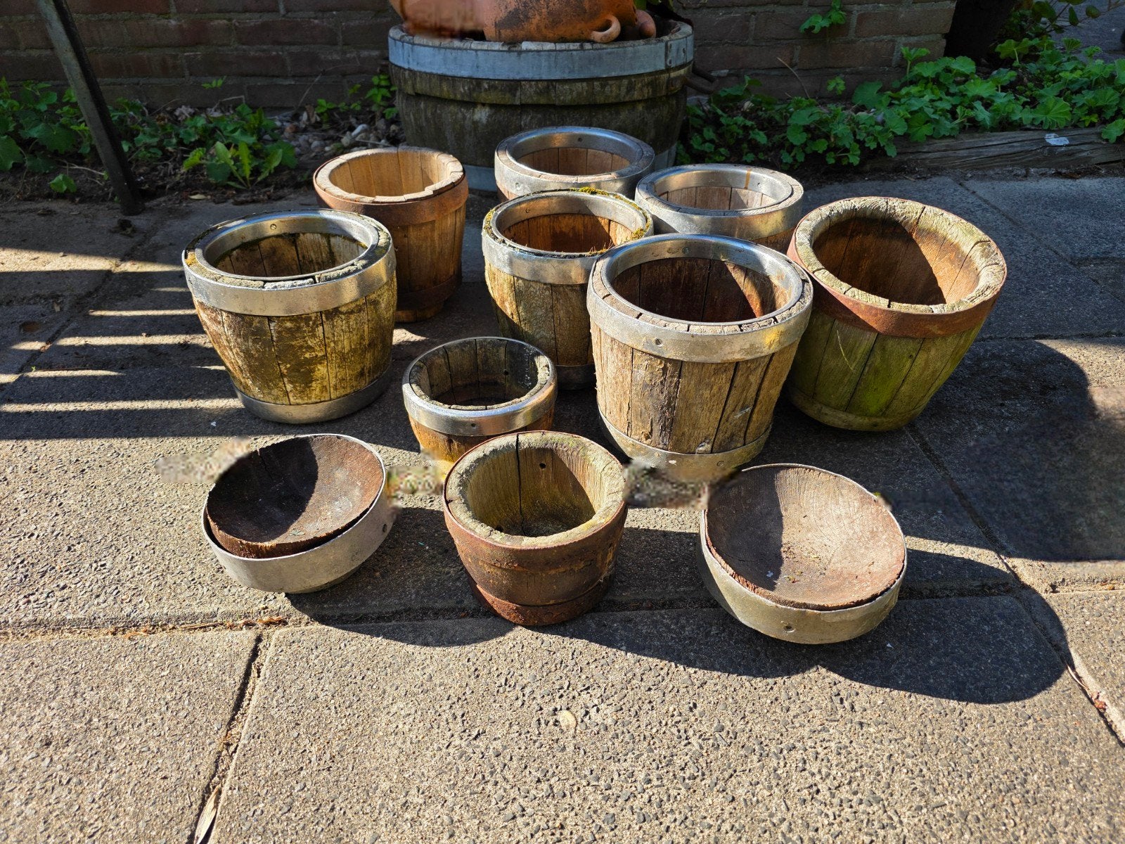 11 oude antieke houten kaasvormen kaasmallen kaas mal vorm, Antiek en Kunst, Ophalen