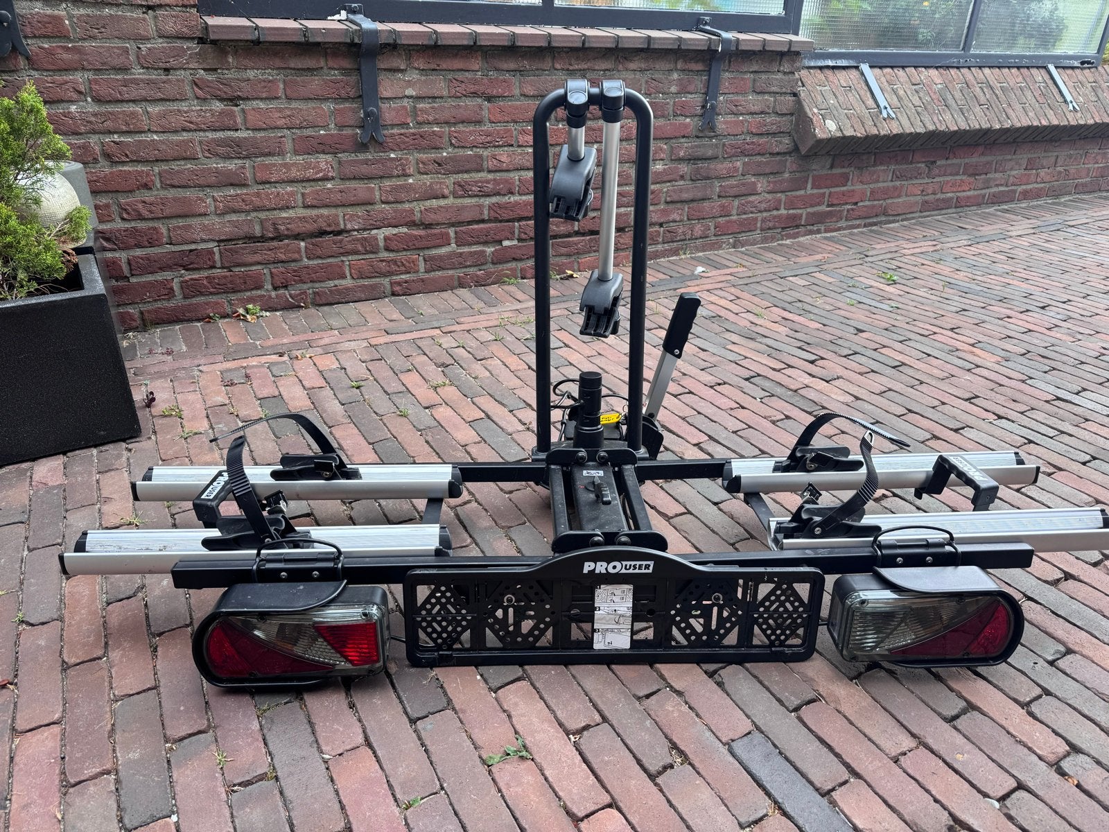 Pro-User Diamant fietsendrager voor 2 elektrische fietsen, Auto diversen, Fietsendragers, Ophalen, Zo goed als nieuw, 2 fietsen