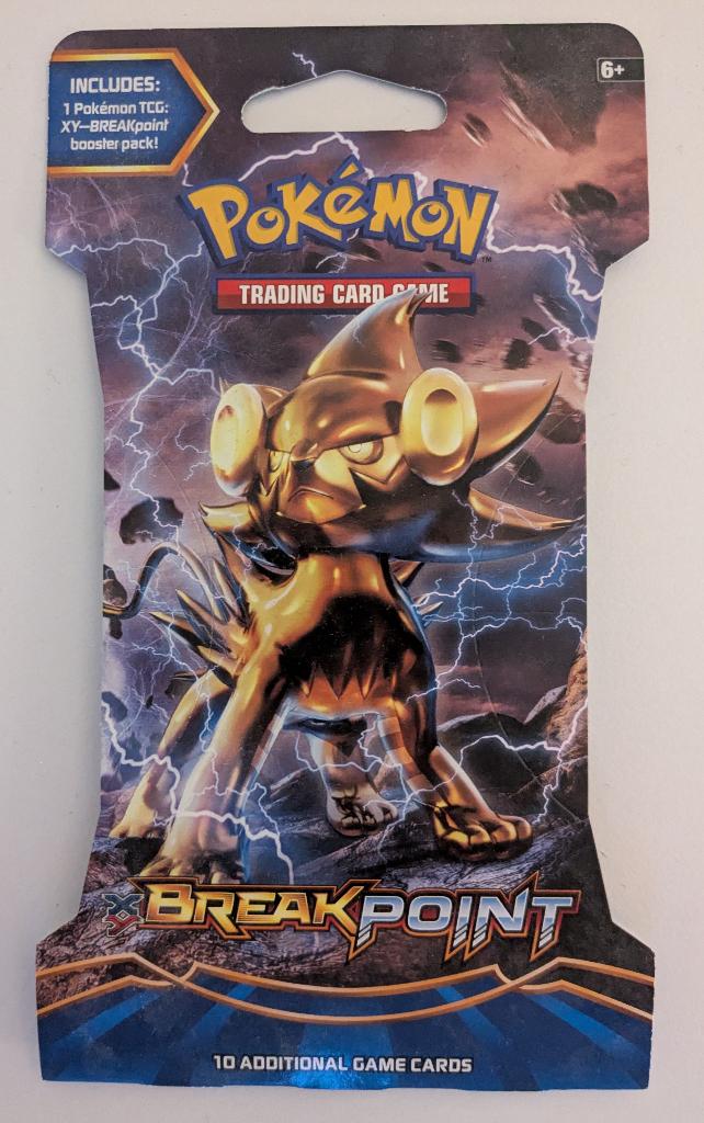 10 jaar oude Break Point sleeved booster | Pokémon TCG, Verzenden, Zo goed als nieuw, Booster