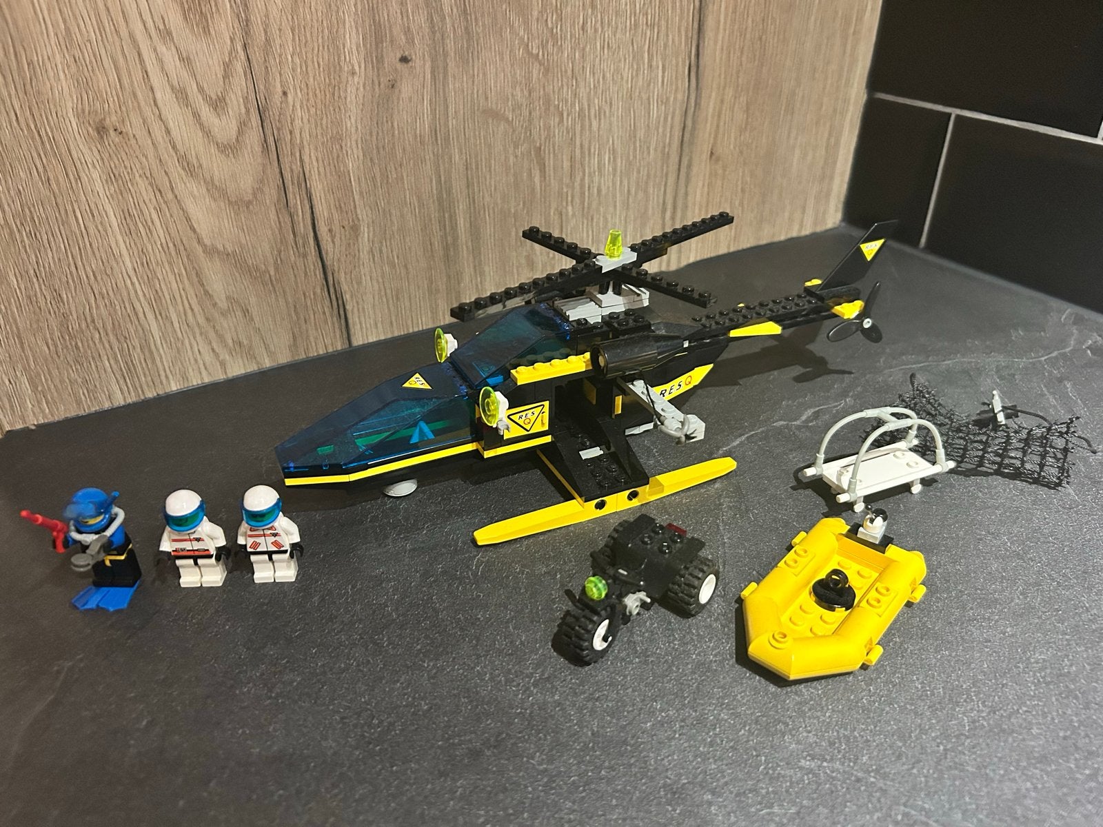 Lego R.E.S. 6462 Rescue Helicopter lego system (  legocity ), Gebruikt, Overige thema's, Lego, Ophalen of Verzenden