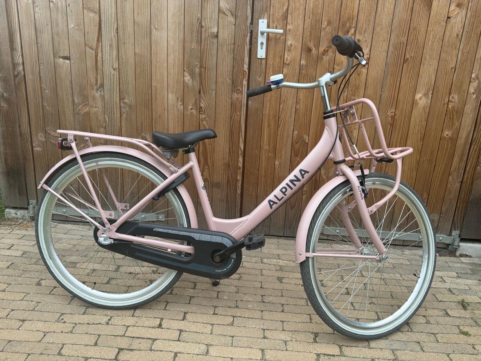 Alpina Clubb meisjesfiets 24 inch - Roze, Ophalen, Terugtraprem, Handrem, Gebruikt