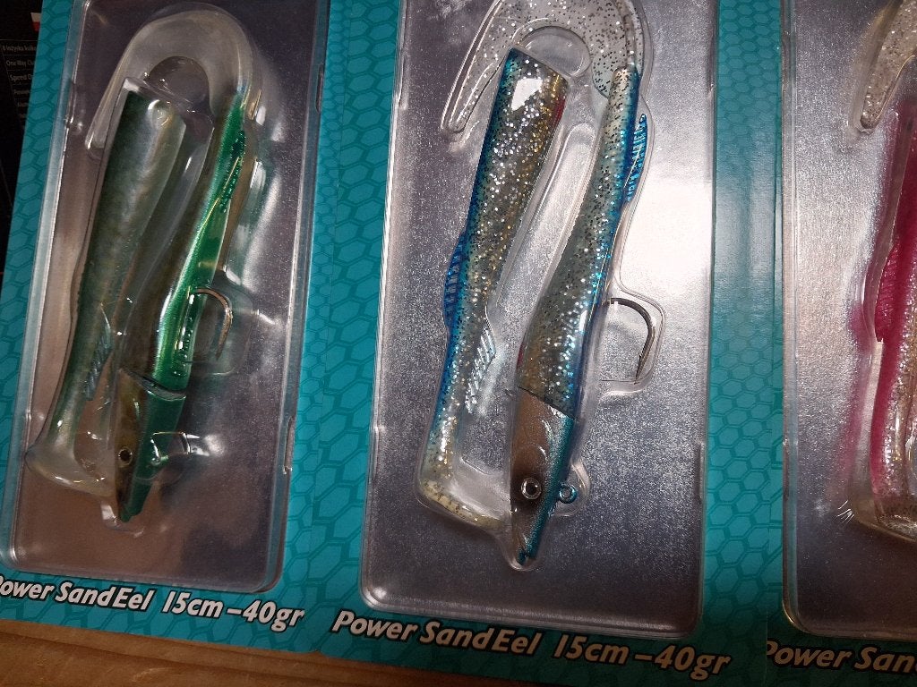 4 verpakkingen...Power Sandeel (Berkley) 15cm/40 grams..., Tinstraat, Overige typen, Nieuw, Ophalen of Verzenden