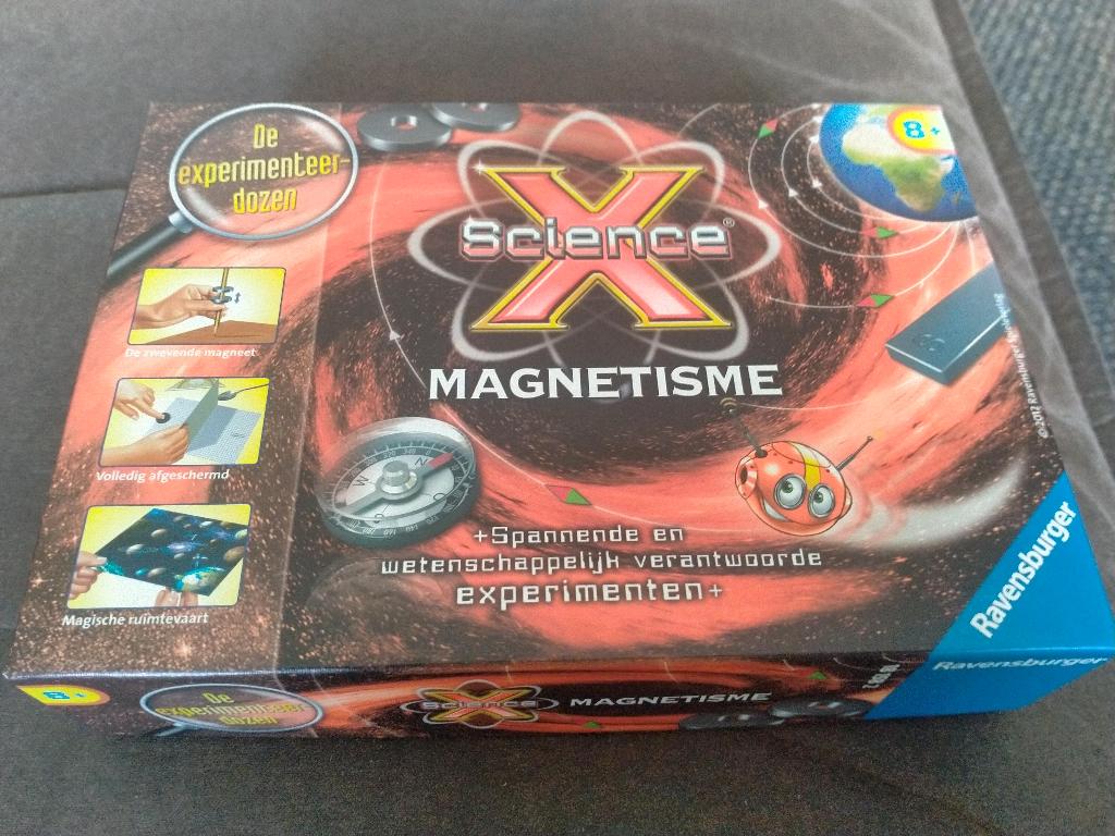 Science magnetisme experimenteerdozen, Ophalen of Verzenden, Zo goed als nieuw, Ontdekken