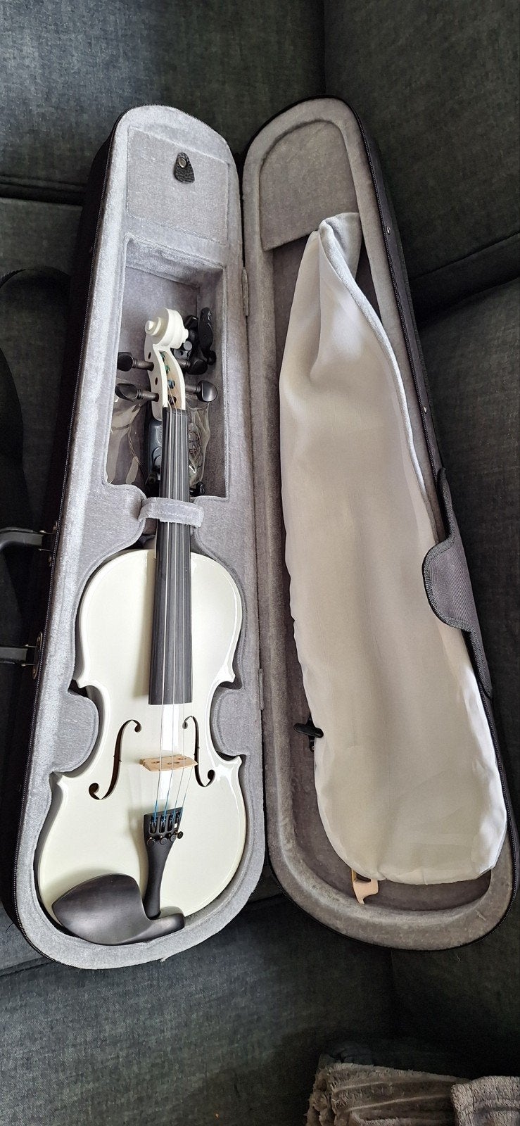Viool voor beginner, wit, Ophalen, 4/4-viool