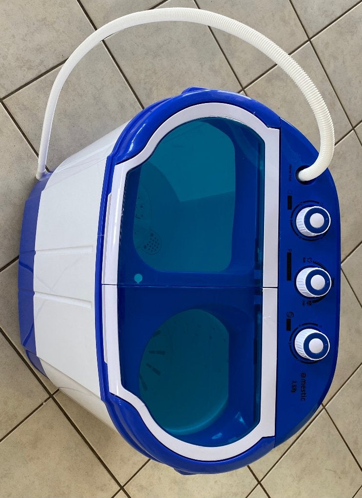 Mestic MW-120 camping wasmachine met centrifuge – 3,5 kg, Ophalen, Gebruikt