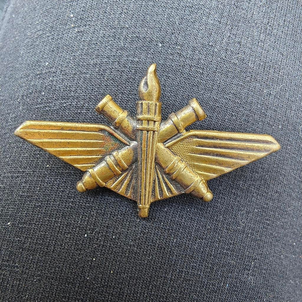 insigne militaire Ecole d'Artillerie Antiaerienne (EAA) Belg, Verzamelen, Militaria | Algemeen, Ophalen of Verzenden, Landmacht