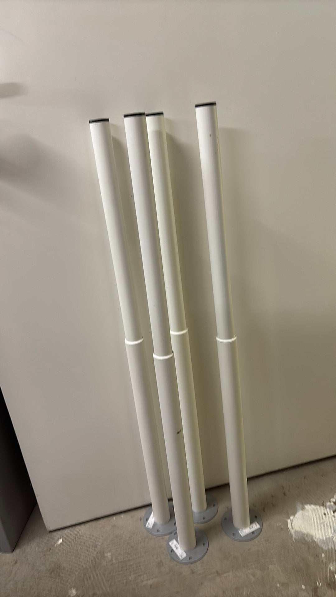 Verstelbare tafelpoten, Huis en Inrichting, Tafelonderdelen, Ophalen, Minder dan 50 cm, 50 tot 100 cm, Rond