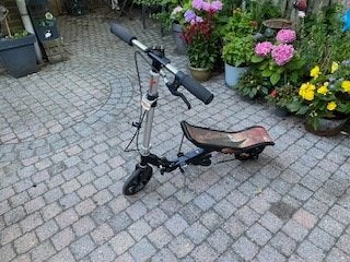 Space Scooter zwart, Ophalen, Gebruikt, Gewone step, Space Scooter