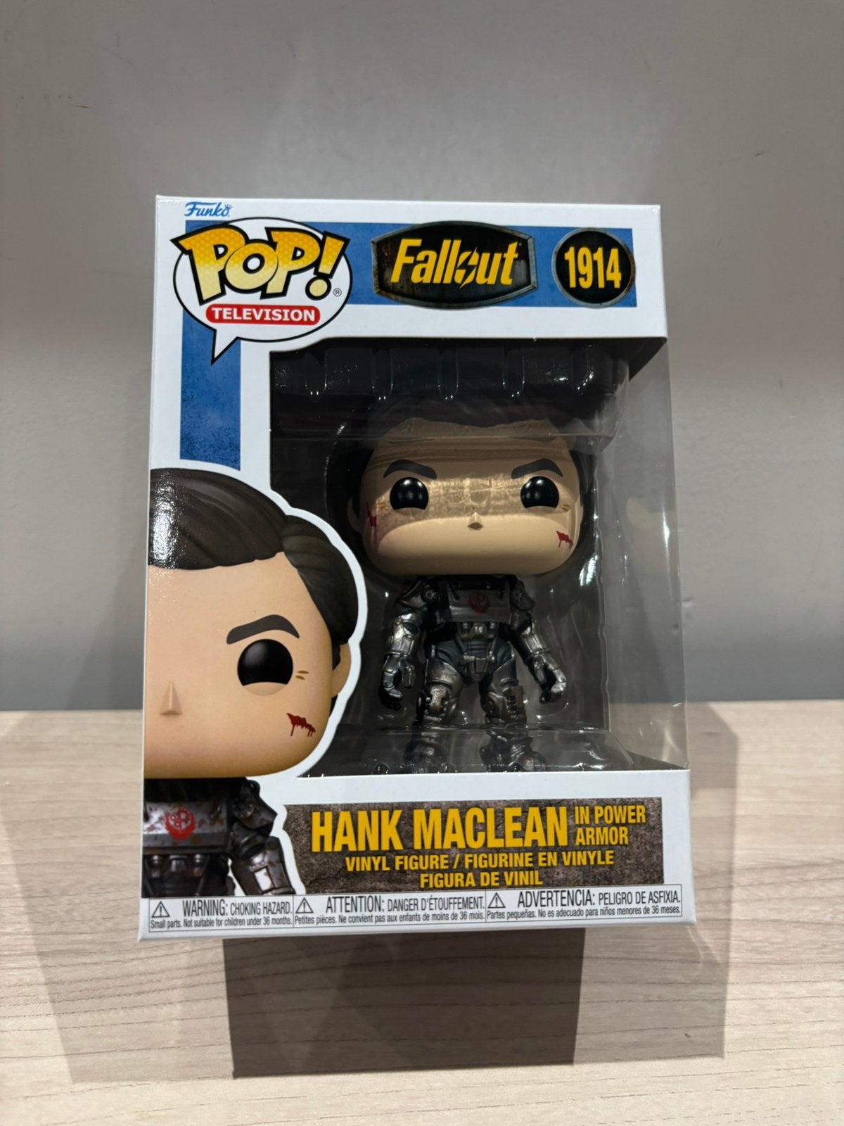 Funko Pop Fallout #1914 – Hank MacLean in Power Armor, Funko Europe, Ophalen of Verzenden, Zo goed als nieuw, 4th floor, 1 Queen Caroline St, London W6 9YN, Verenigd Koninkrijk