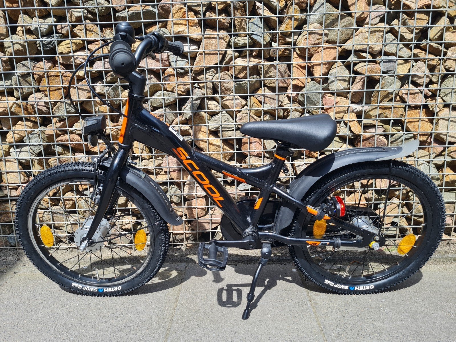 Nette lichtgewicht 18" S'cool Xxlite 3 versn (oa nw banden), Fietsen en Brommers, Fietsen | Jongens, Ophalen, Terugtraprem, Gebruikt