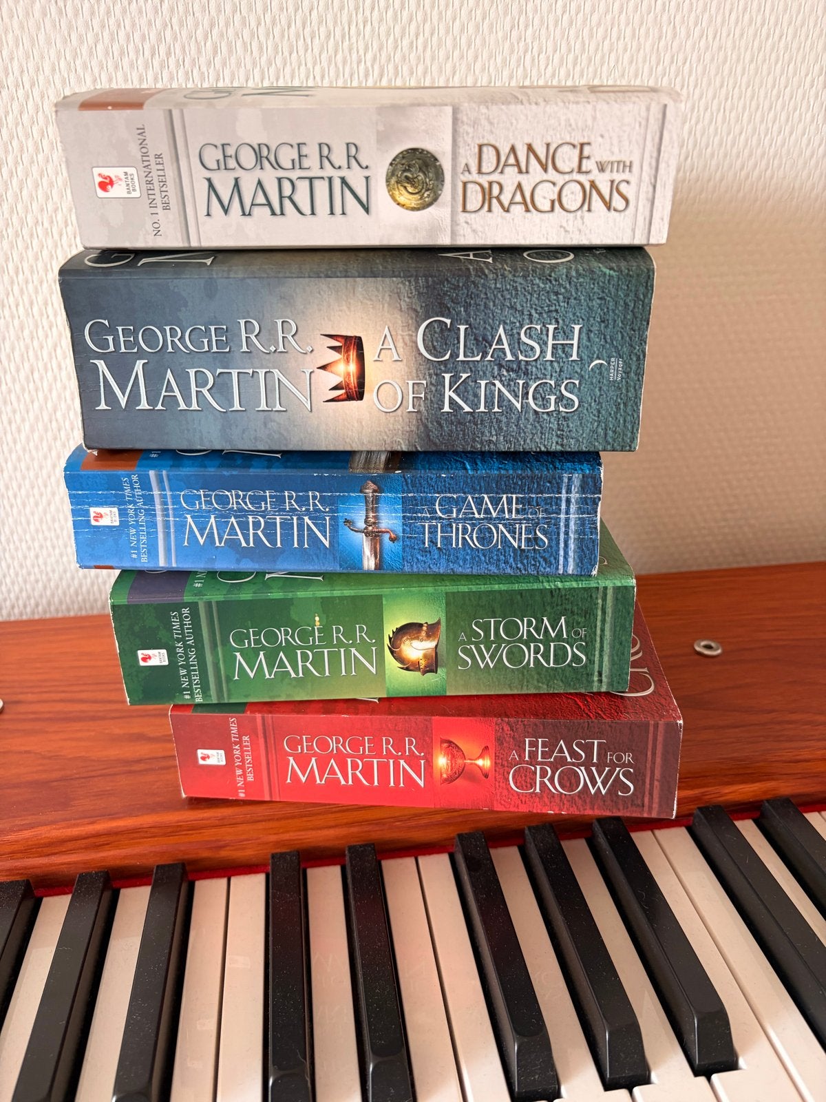 Game of Thrones: a song of ice and fire - volledige set, Boeken, Ophalen, Gelezen