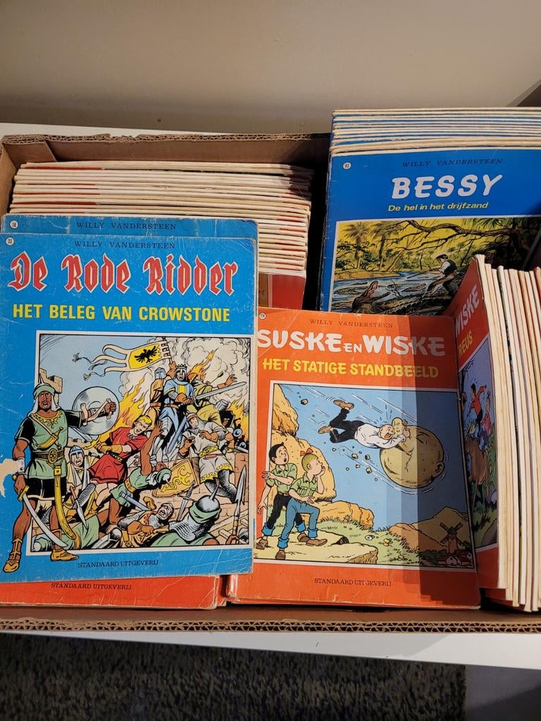 Suske en wiske ,De Rode Ridder, Bessy stripboeken, Ophalen