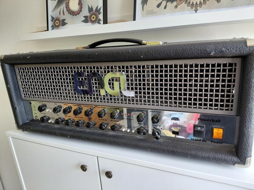 ENGL Powerball 100W Tube Head 1+ Custom Flight, Ophalen, Gebruikt, 100 watt of meer