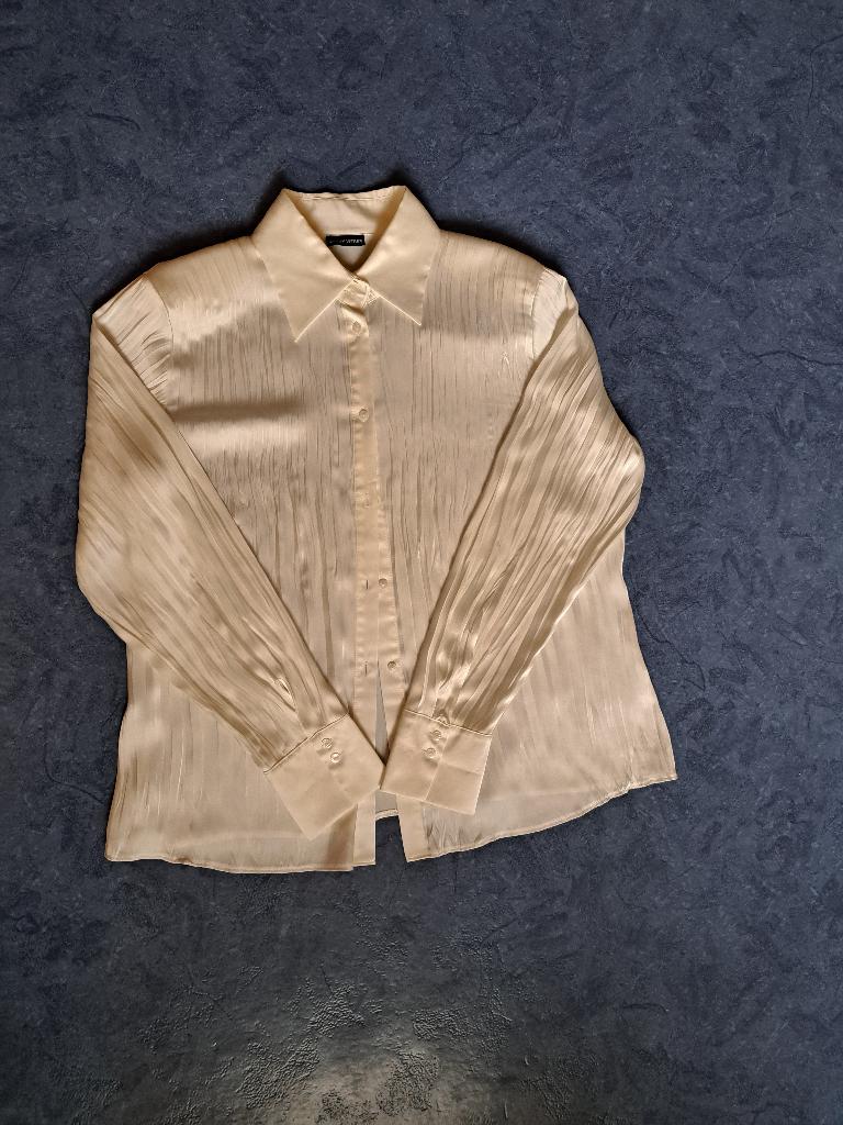 Damesblouse van Gerry Weber, Wit, Maat 46/48 (XL) of groter, Ophalen of Verzenden, Zo goed als nieuw