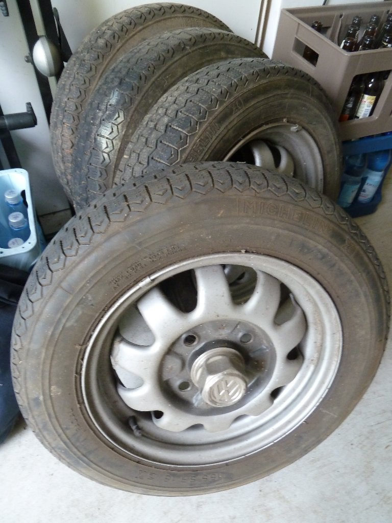 autobanden met velg, Gebruikt, Band(en), Personenwagen, 15 inch