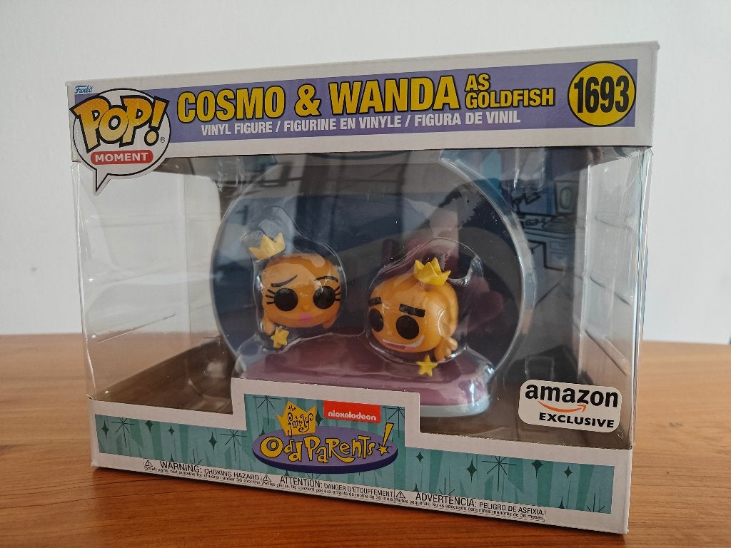 Funko Pop Fairly Oddparents Cosmo & Wanda (as Goldfish), Ophalen of Verzenden, Zo goed als nieuw