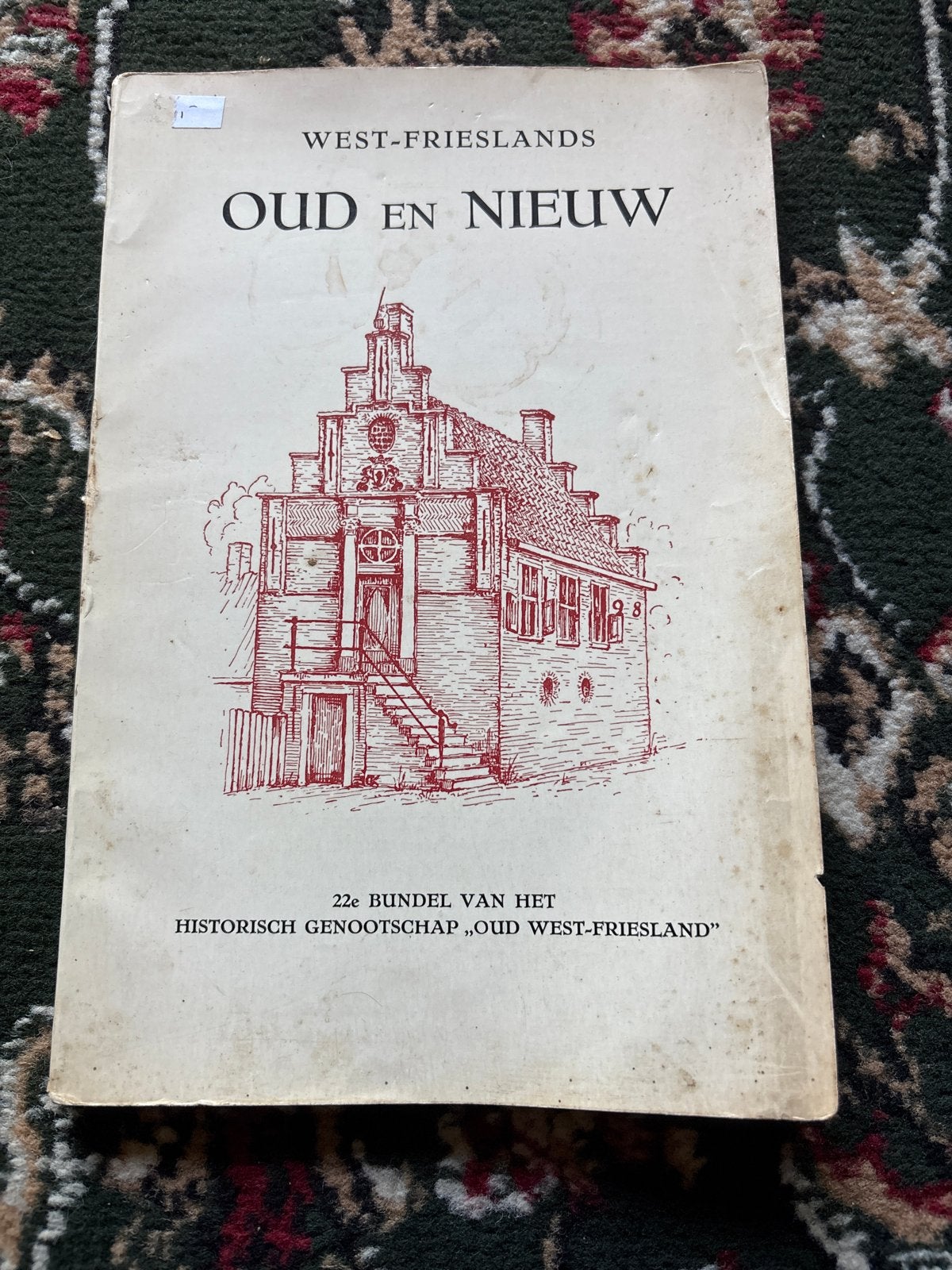 West-Frieslands Oud en Nieuw - 22e Bundel, Boeken, Ophalen of Verzenden, 20e eeuw of later, Gelezen