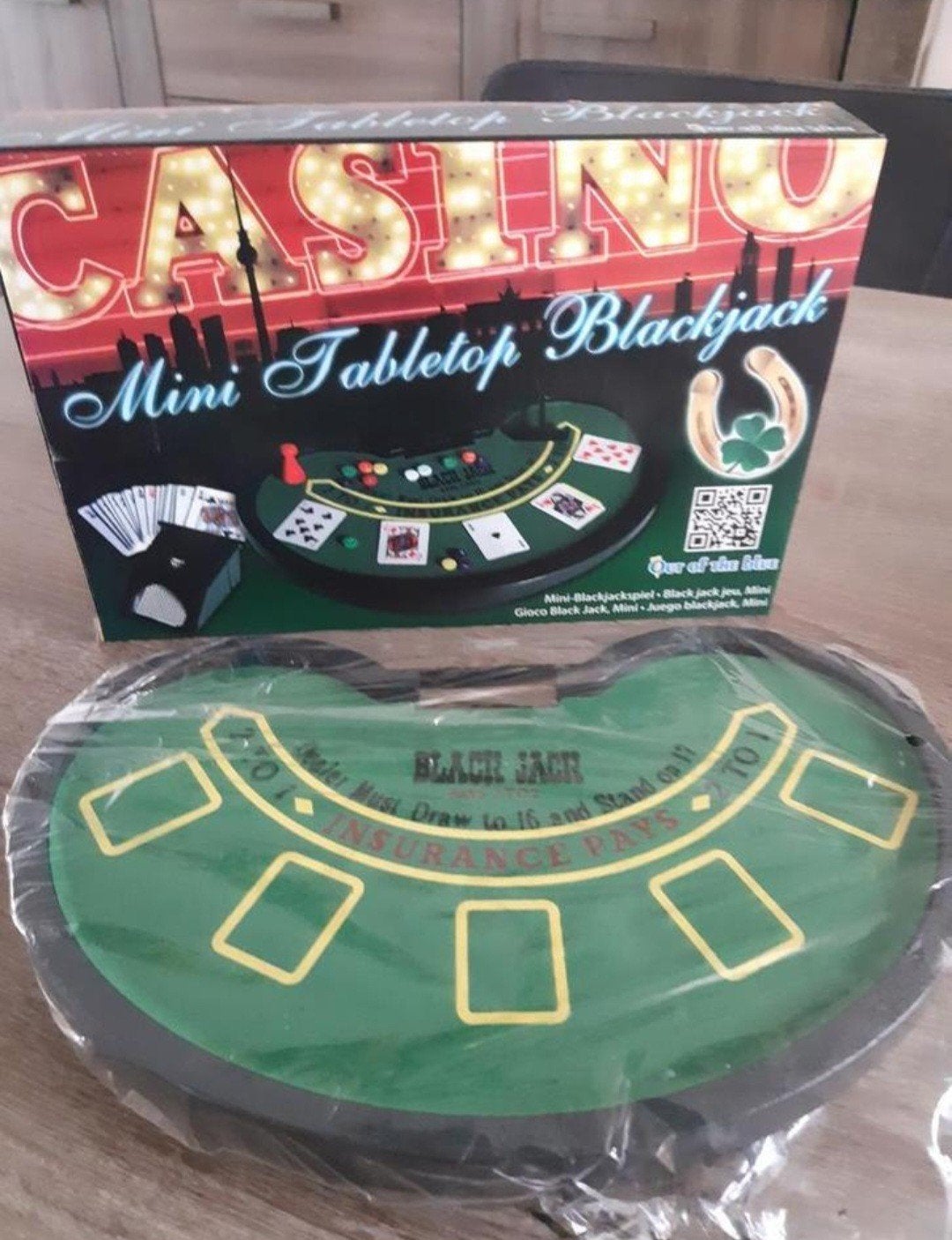 Nieuw Mini Tabletop Blackjack Casino Spel, Hobby en Vrije tijd, Een of twee spelers, Ophalen of Verzenden, Nieuw, Onbekend