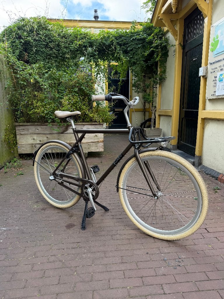 BSP Gaev herenfiets 62 cm – Zo goed als nieuw, Fietsen en Brommers, Terugtraprem, Versnellingen, Zo goed als nieuw, 61 tot 65 cm