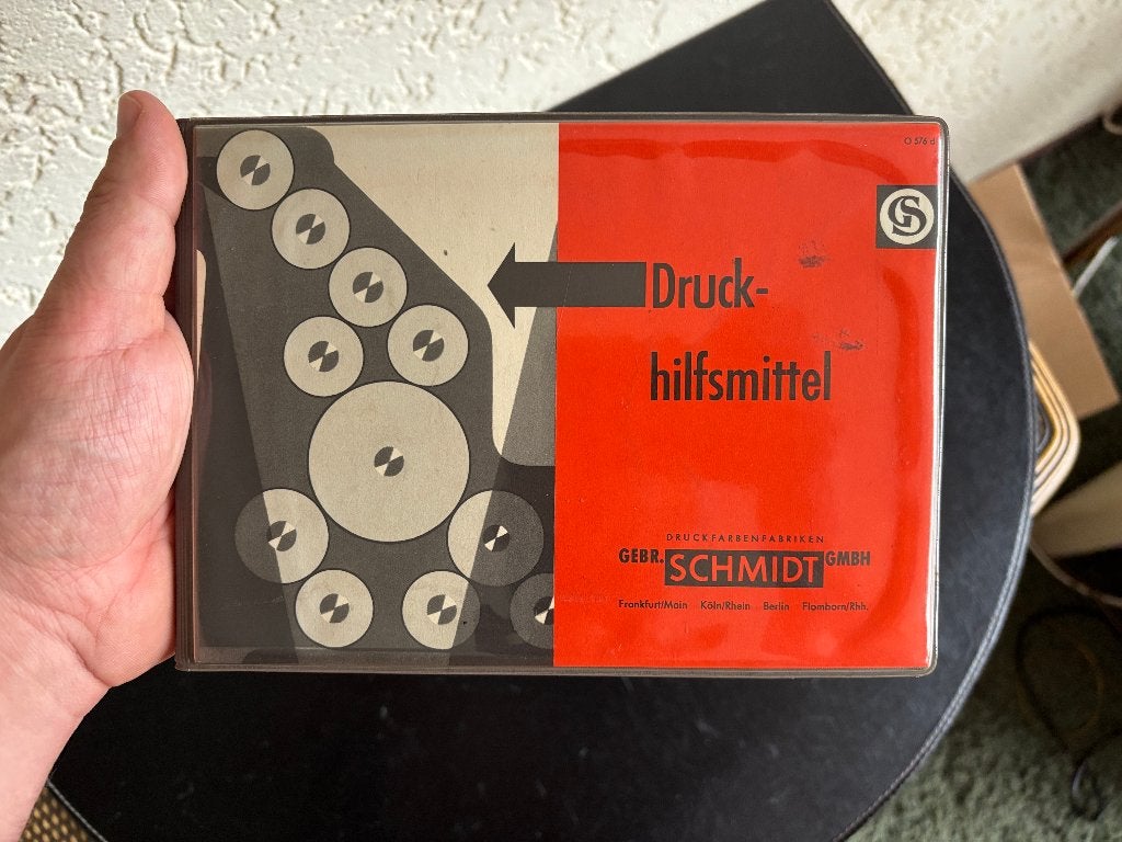 Druckfarbenfabriken Gebrüder Schmidt - Druck-hilfsmittel, Ophalen of Verzenden, Gelezen, Gebrüder Schmidt, Catalogus