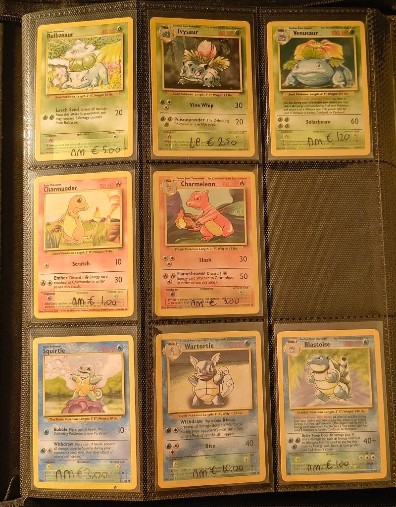 Vintage Pokémon Masterset Base Set 1999 (not fully complete), Ophalen of Verzenden, Gebruikt, Meerdere kaarten, Foil