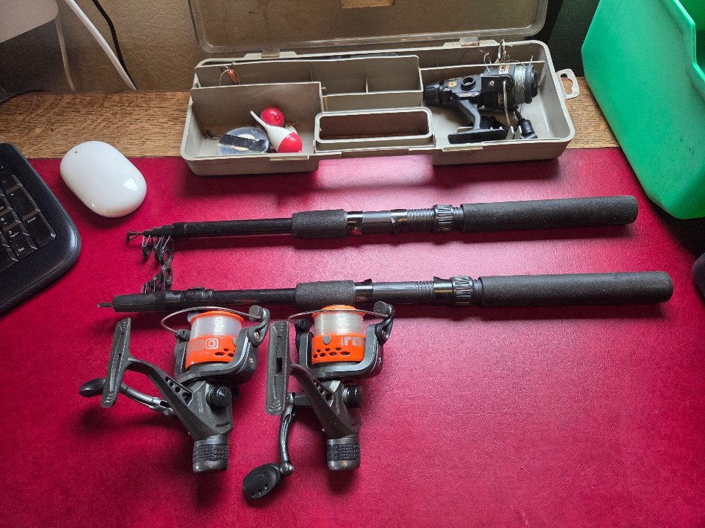 Vishengels etc, Watersport en Boten, Ophalen, Gebruikt, Werphengel