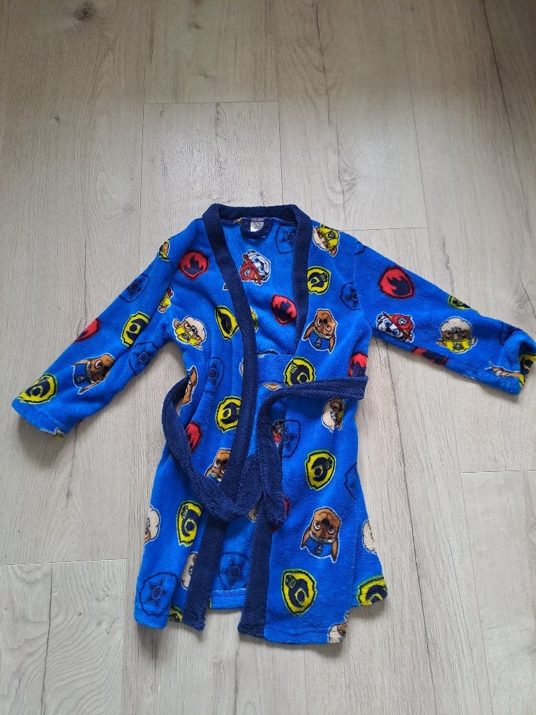 Paw patrol badjas 104 / 110, Ophalen of Verzenden, Zo goed als nieuw, Jongen, Nacht- of Onderkleding