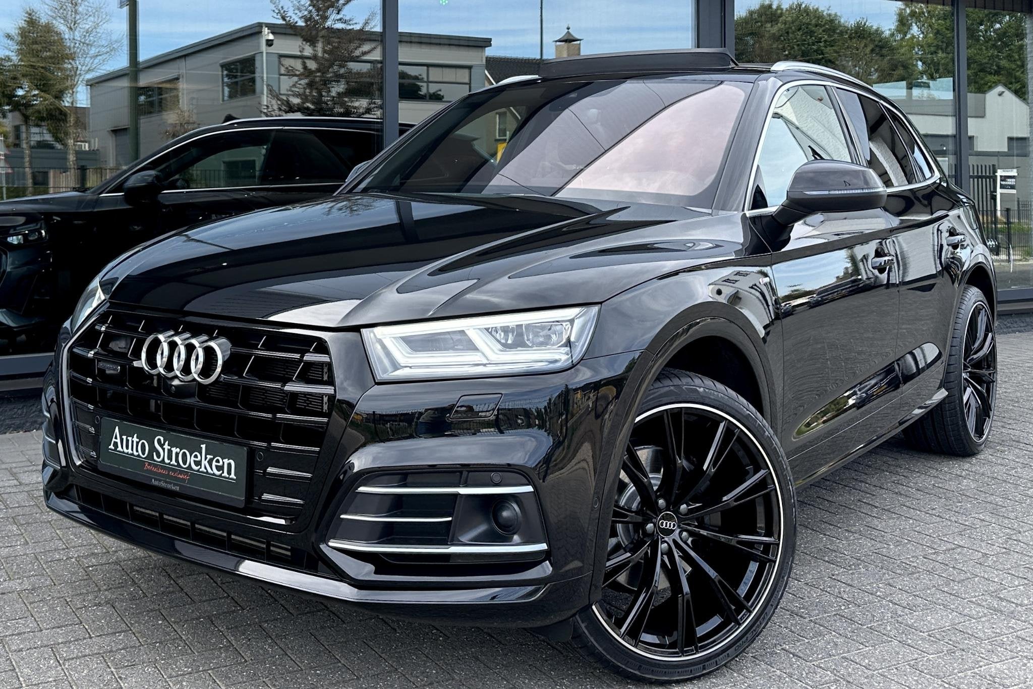 Audi Q5 50 TFSIe Quattro S-Line Pano Virtual Matrix Leder, Auto's, Automaat, Gebruikt, Euro 6, 4 cilinders