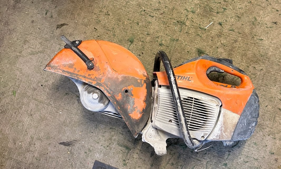 Stihl ts 420 350mm kap bandenzaag, Ophalen
