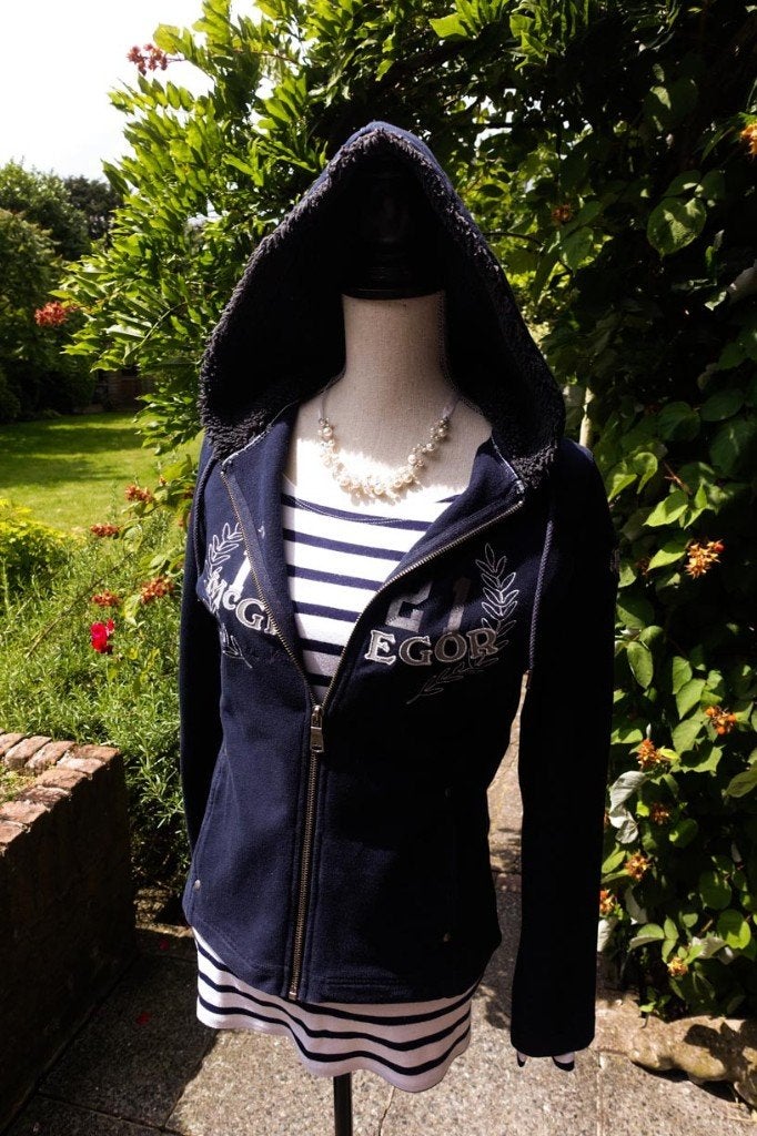 blauwe katoenen hoodie vest McGregor mt s, McGregor, Blauw, Ophalen of Verzenden, Zo goed als nieuw