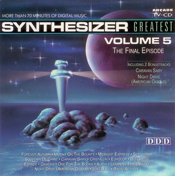 C.D. (1990) SYNTHESIZER Greatest volume 5 - Ed Starink, Gebruikt, Inclusief doosje, Ophalen of Verzenden, Synthpop