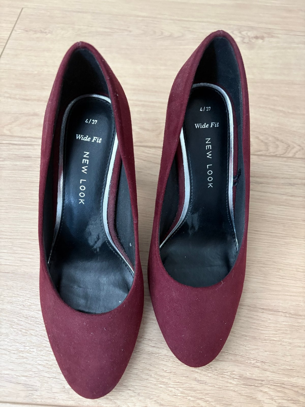 New Look Wide Fit Pumps - Bordeauxrood, Ophalen of Verzenden, Gedragen, Rood, Pumps
