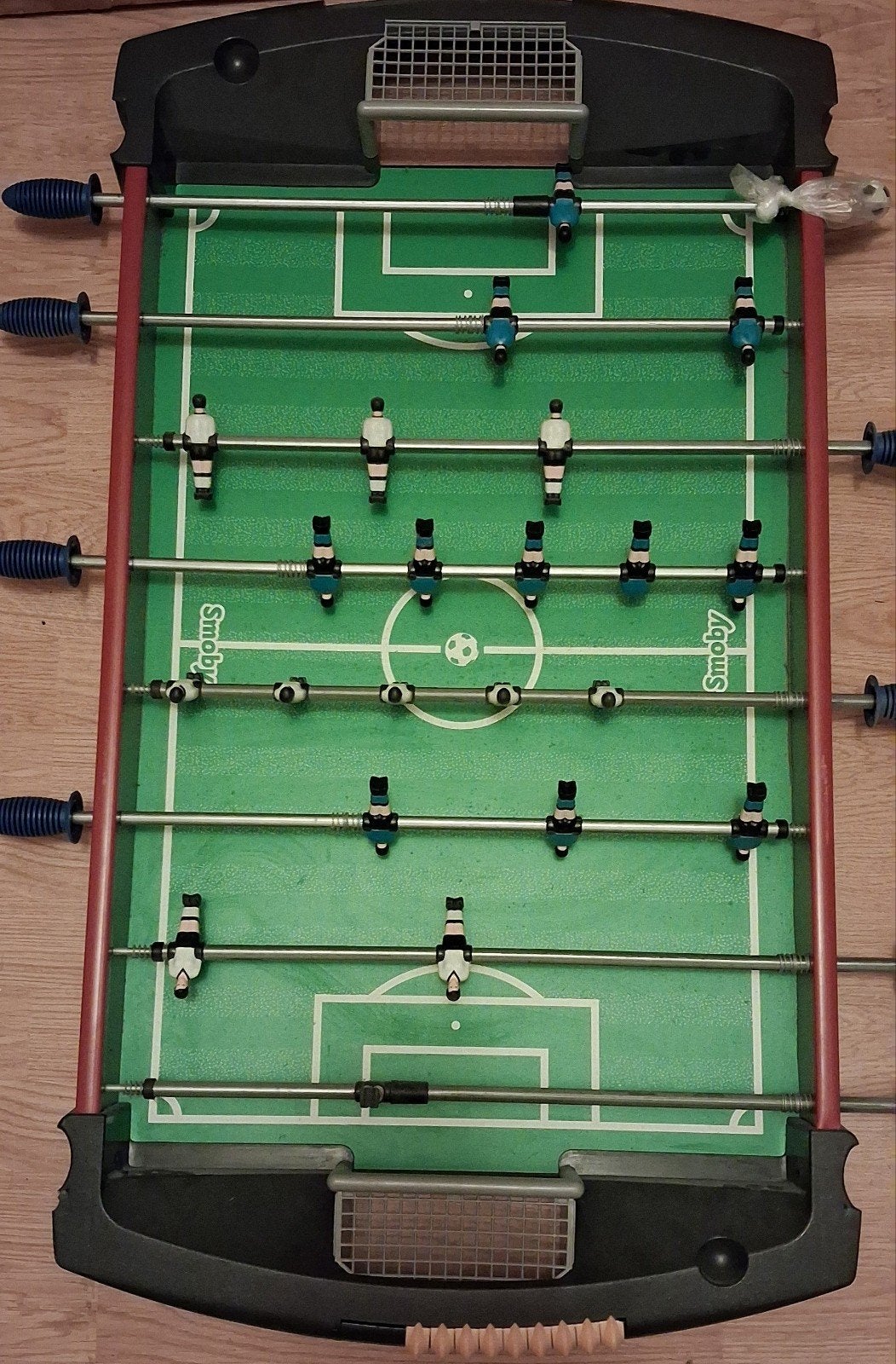 Fussbaltafel / voetbaltafel, Ophalen