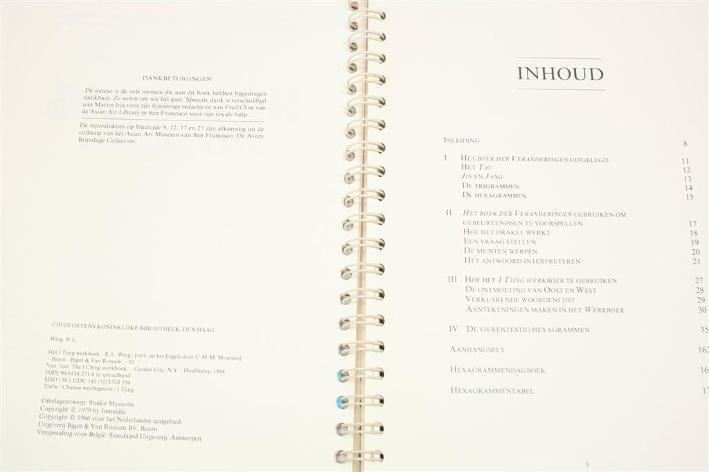 Het I Tjing Werkboek — Chinees Orakel, Groot Formaat, Ophalen of Verzenden, Gelezen, Overige onderwerpen, Achtergrond en Informatie
