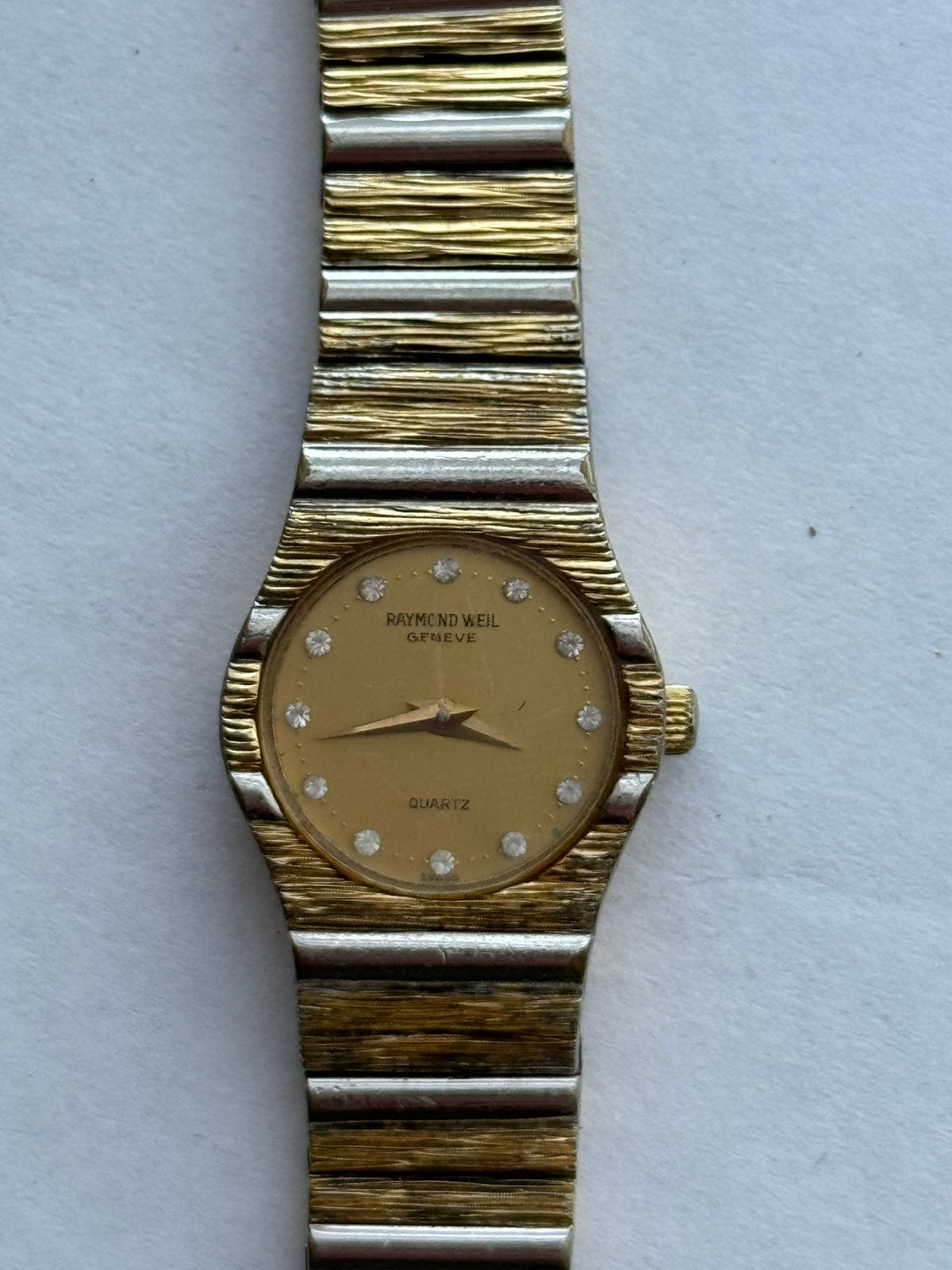 Raymond Weil Genève – Dameshorloge – 18K Goud Verguld, Overige merken, Gebruikt, Polshorloge, Ophalen of Verzenden
