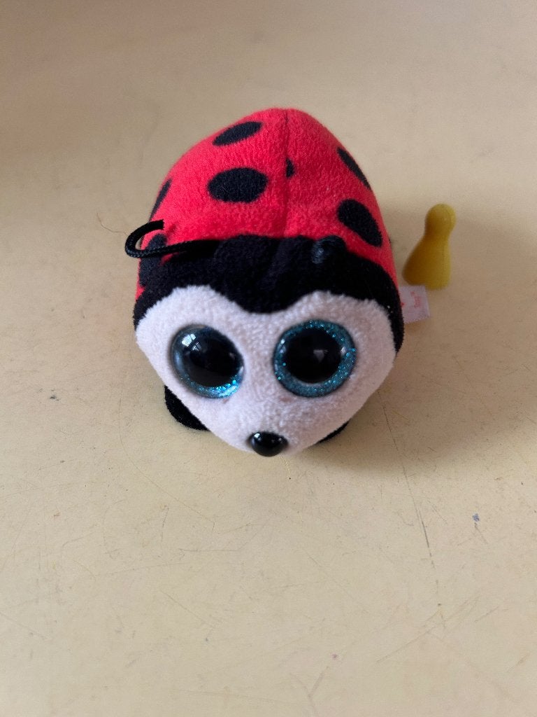 Ty Teeny Ty's Lieveheersbeestje Trixy - 10 cm, Overige typen, Ophalen of Verzenden, Zo goed als nieuw, Wasbaar