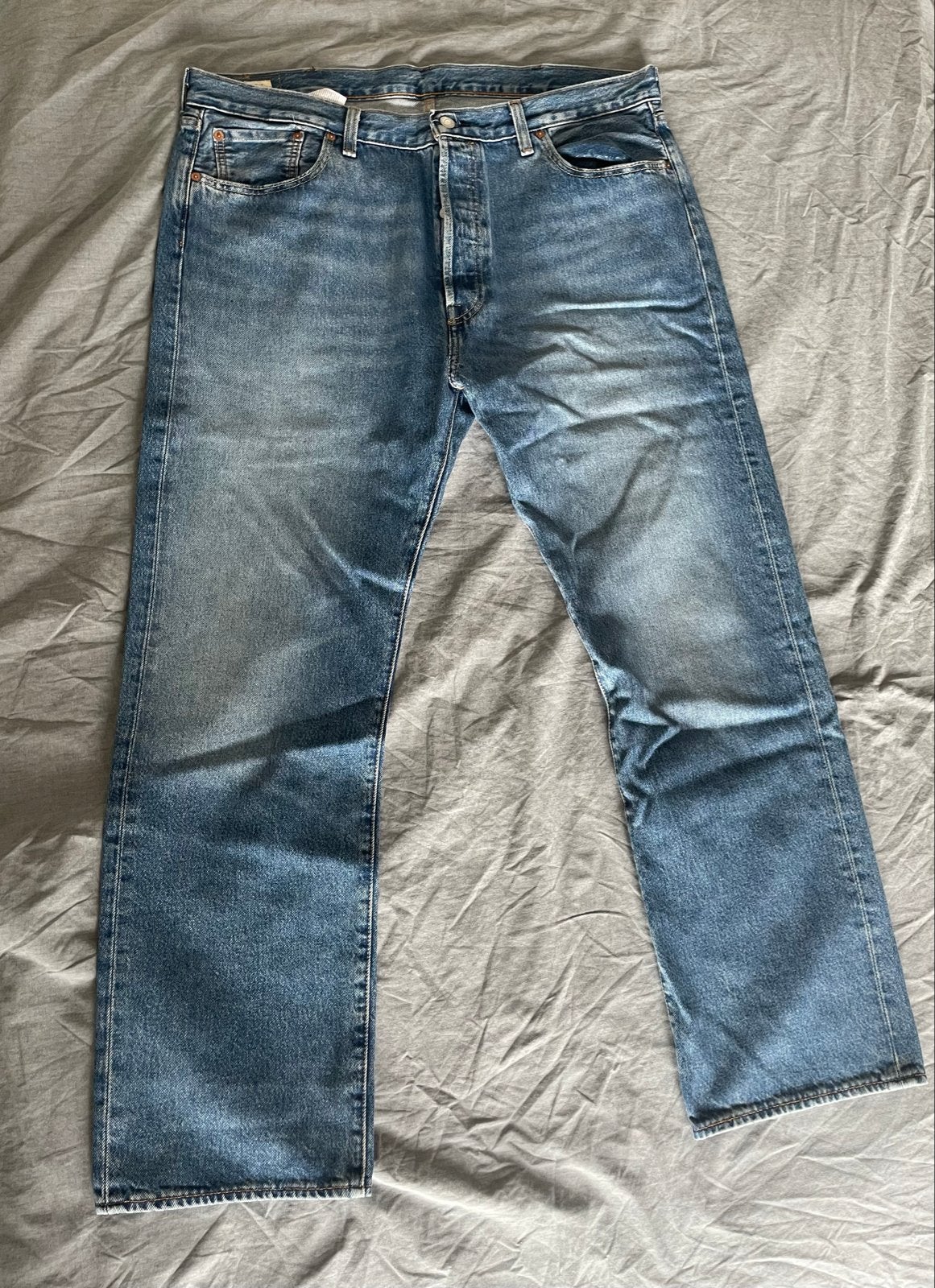 NIEUW Levi's straight blue jeans W40 L32, Ophalen of Verzenden, Nieuw, Blauw, W40 - W42 (confectie 56/58)