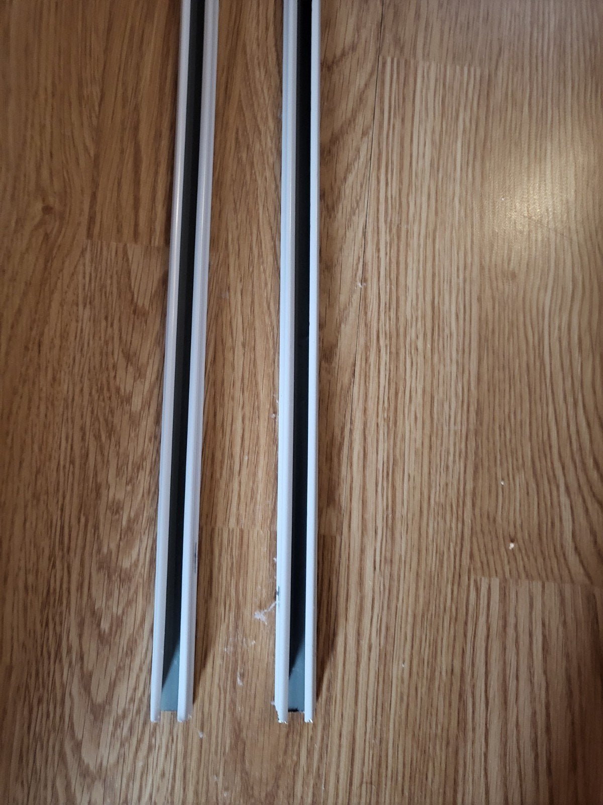 gordijnrails plus toebehoren (2,2 tot 4,5 meter), Ophalen, Wit