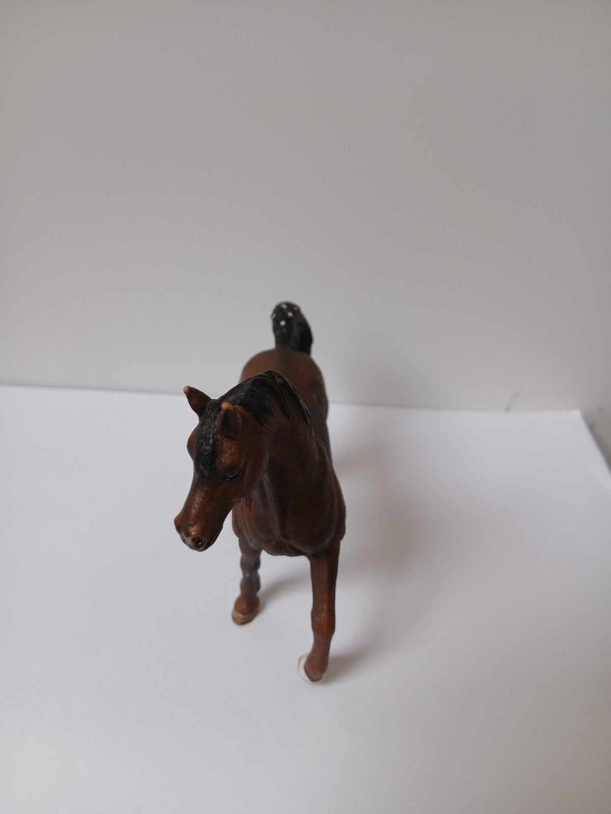 Schleich paard bruin met stippenstaart, Ophalen of Verzenden, Zo goed als nieuw, Jongen of Meisje