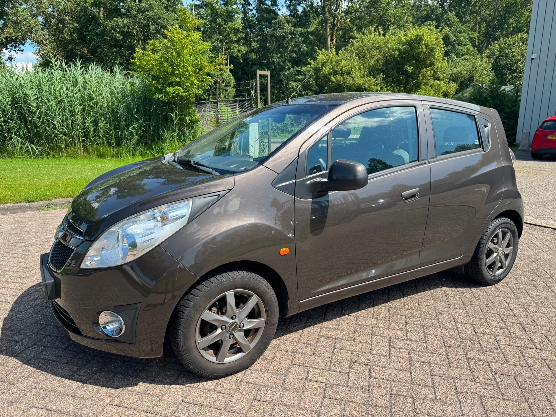 Chevrolet Spark 1.0 16V LE/NWE APK/5DEURS/AIRCO/ELEKTRISCHER, Auto's, Chevrolet, Voorwielaandrijving, Gebruikt, 4 cilinders, Bruin