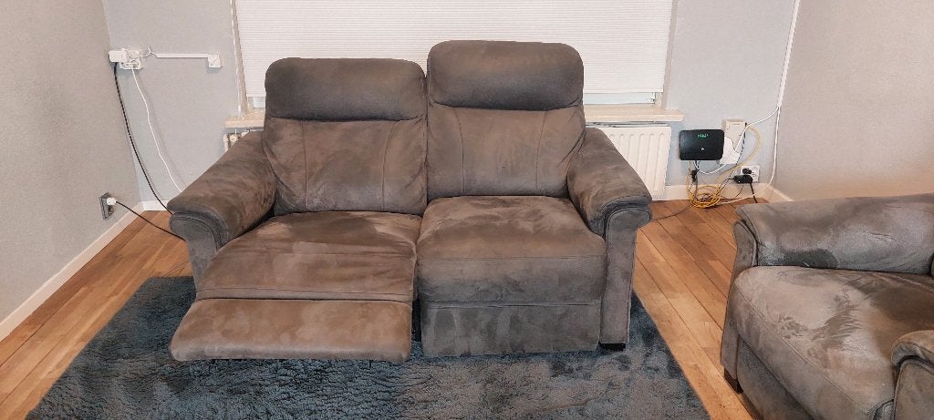 Relax bank met 2 stoelen, Huis en Inrichting, Banken | Bankstellen, Ophalen, Gebruikt, Minder dan 75 cm, 150 tot 200 cm