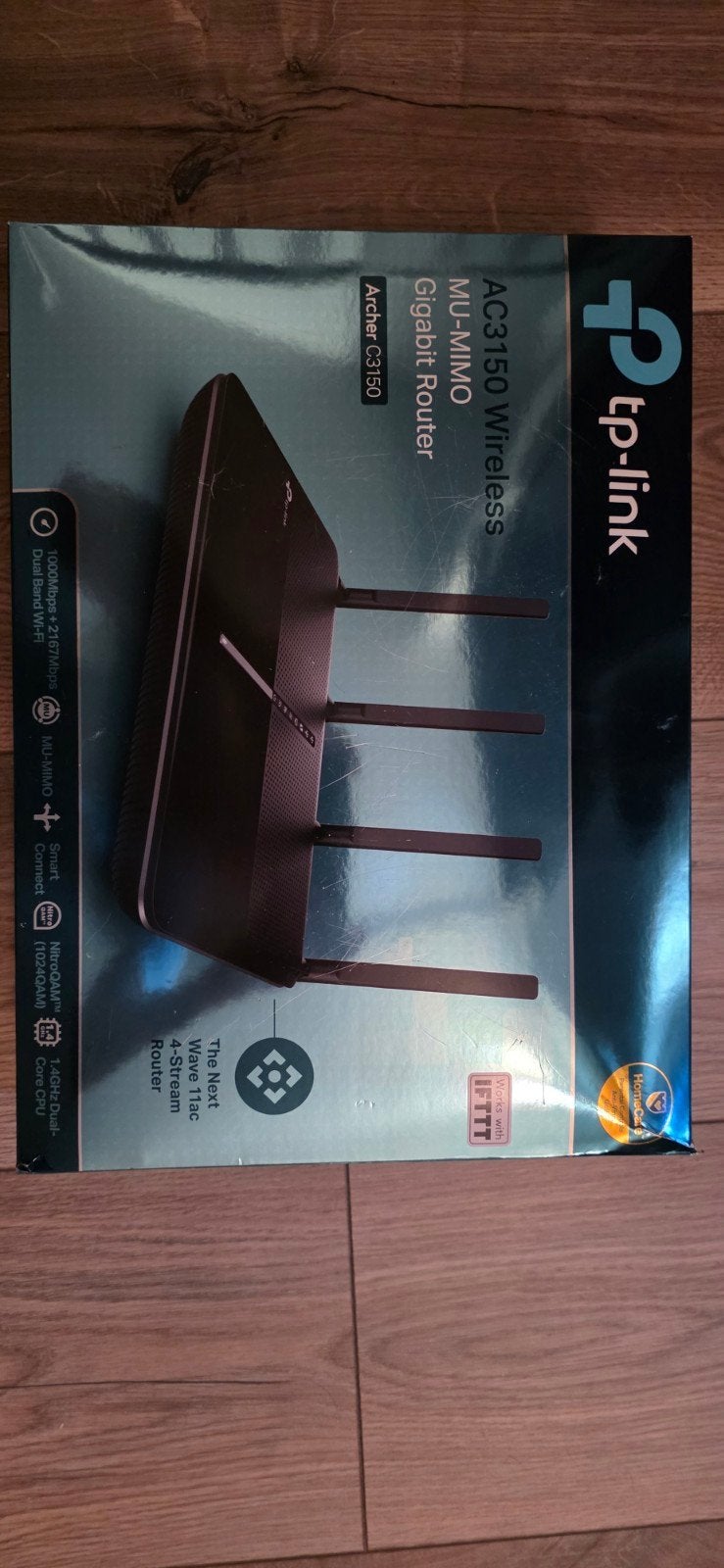TP-LINK AC3150 MU-MIMO Gigabit Router (Archer C3150), Ophalen of Verzenden, Zo goed als nieuw, Router, TPLink
